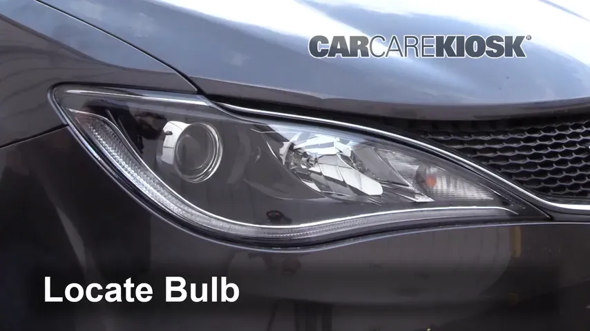 2017 Chrysler Pacifica Touring 3.6L V6 Lights Daytime Running Light (replace bulb)